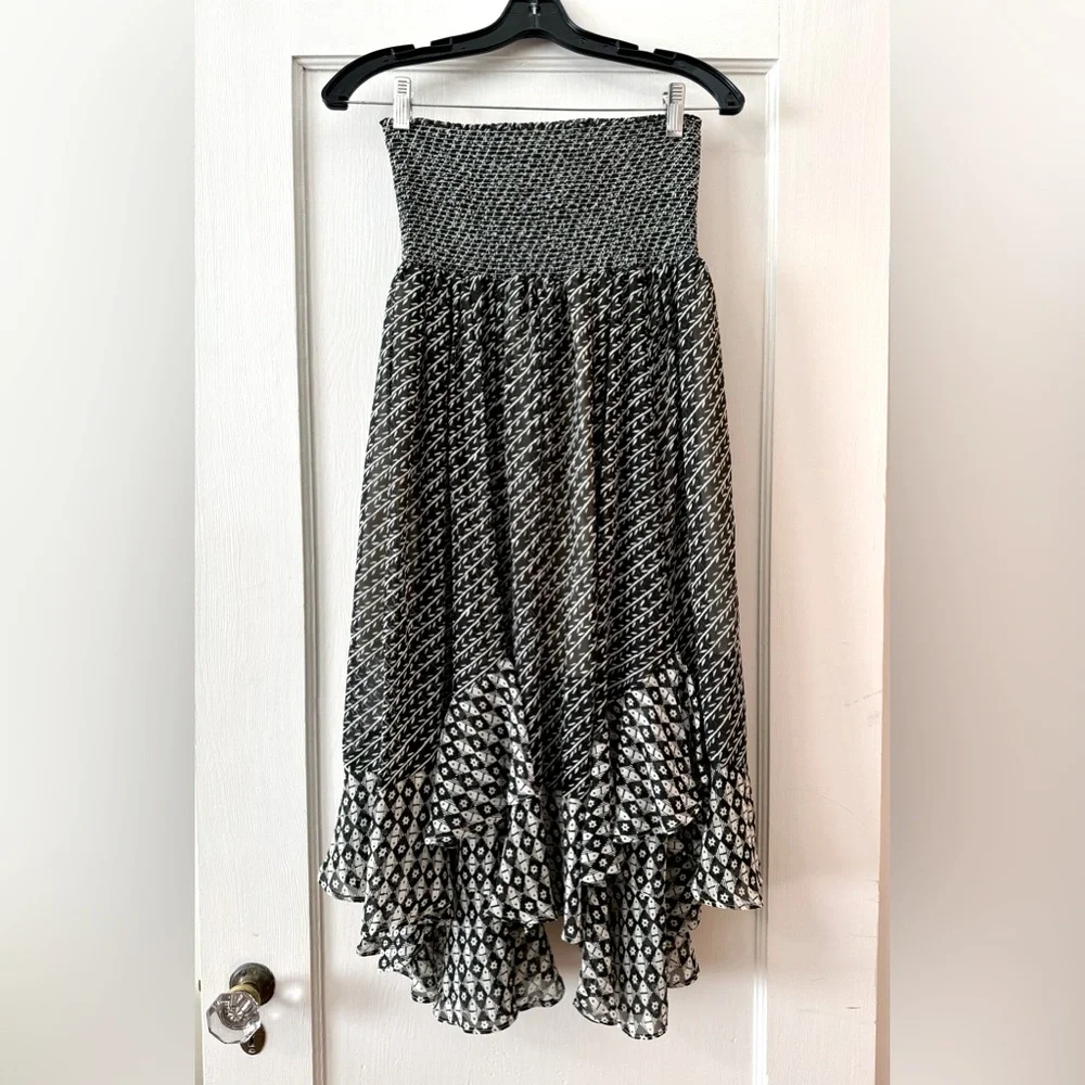 Anthropologie | Akemi + Kin Theola Smocked Waist Maxi Skirt M - Picture 4 of 9